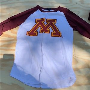 Long sleeve University of Minnesota top